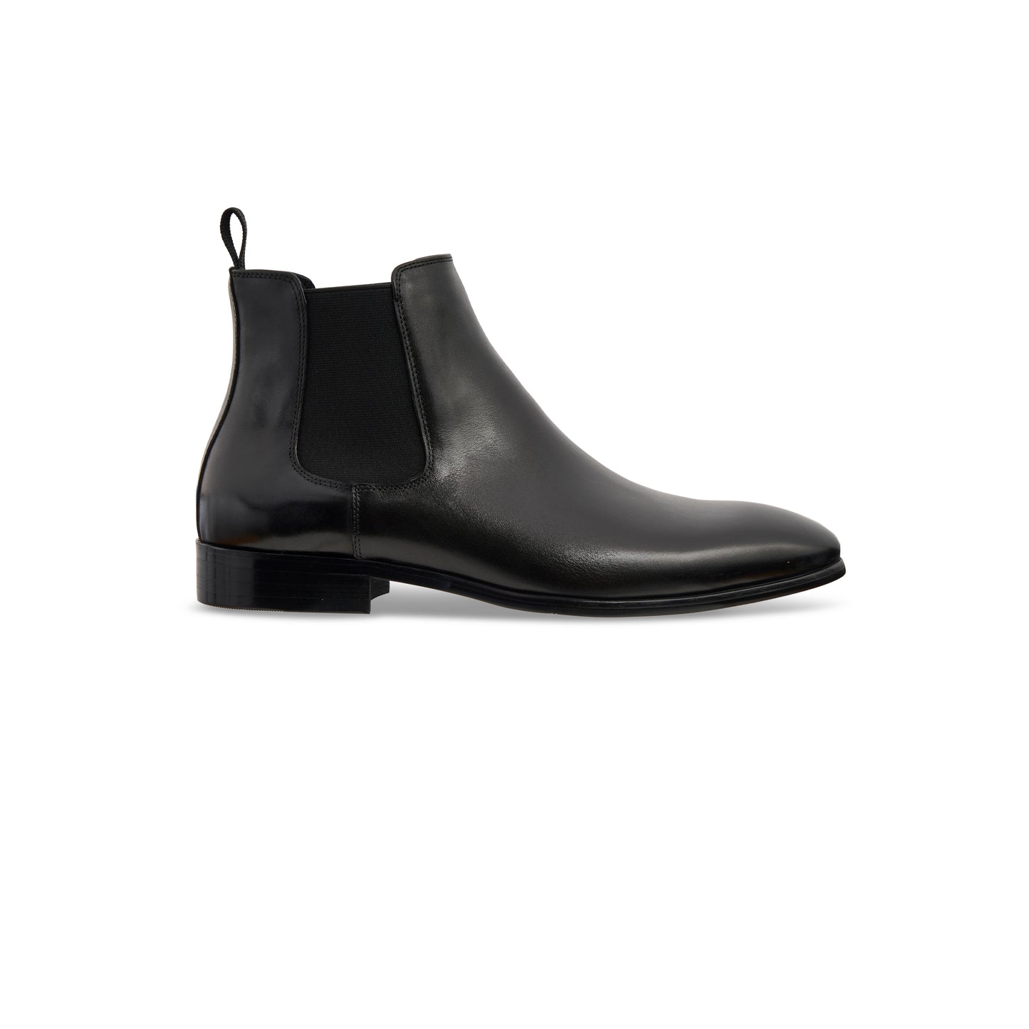 side view of Figo Boots in Black