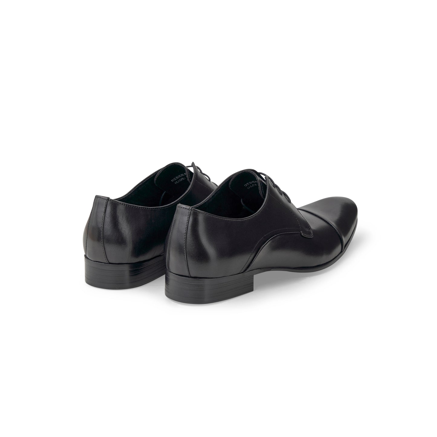 back side view of Rome shoes in Black