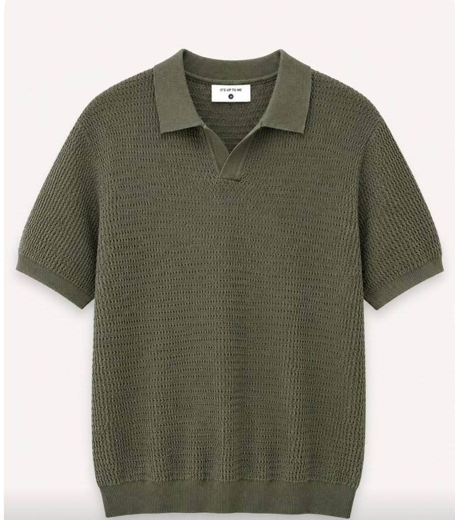 Samson Polo Top in Green