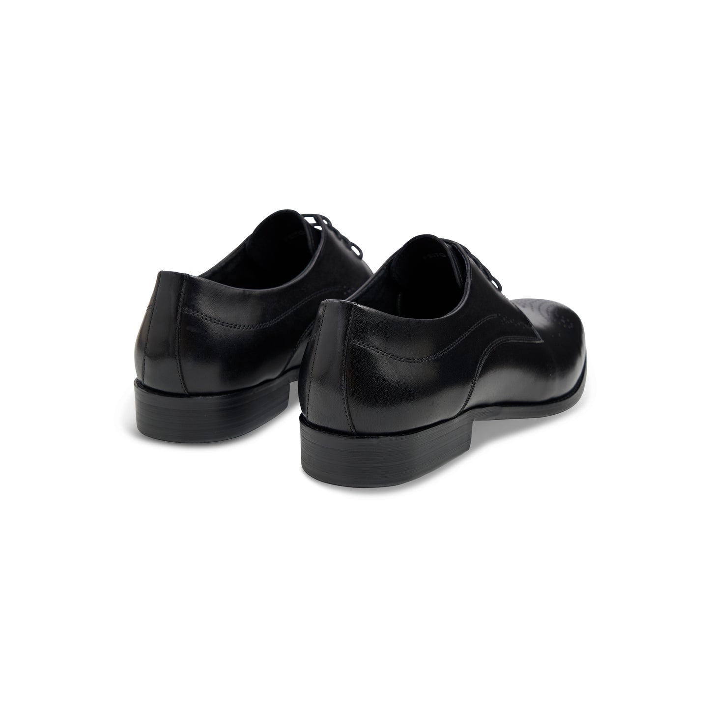 back side view of Venice shoes in Black