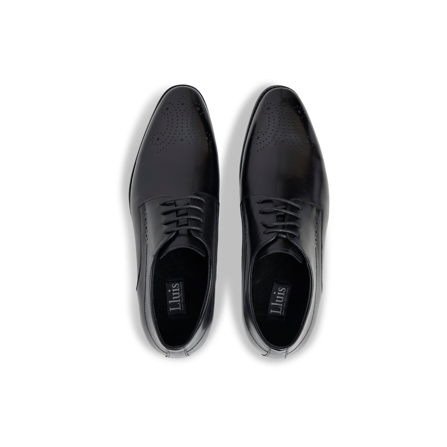 Top view of Venice shoes in Black