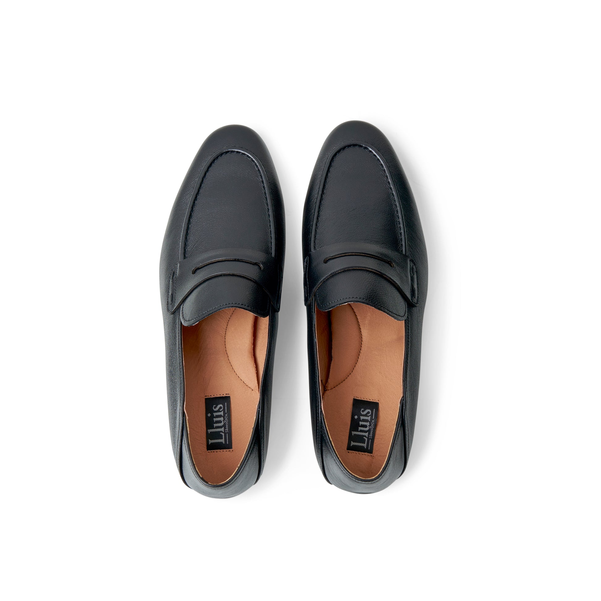 Top View of Alexi Loafers in Black