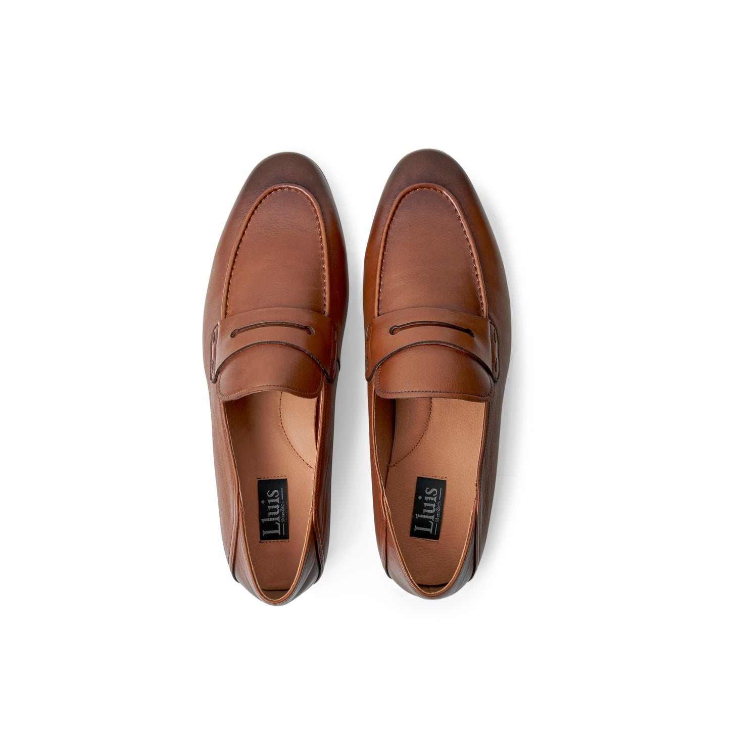 Top view of Alexi Loafers in Brown