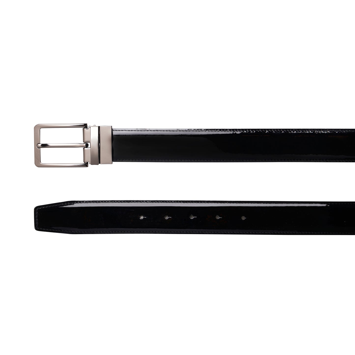 Front side of Reversible Black Belt