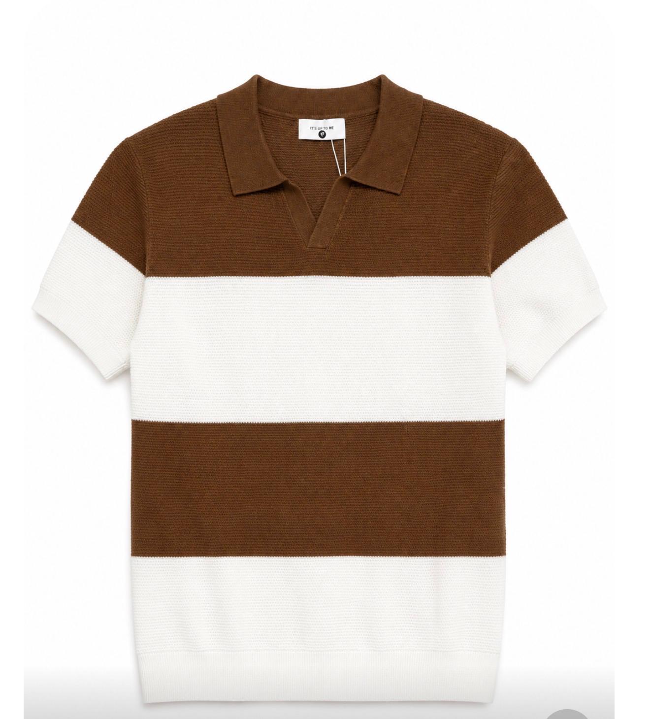 Boston Polo Top in Brown