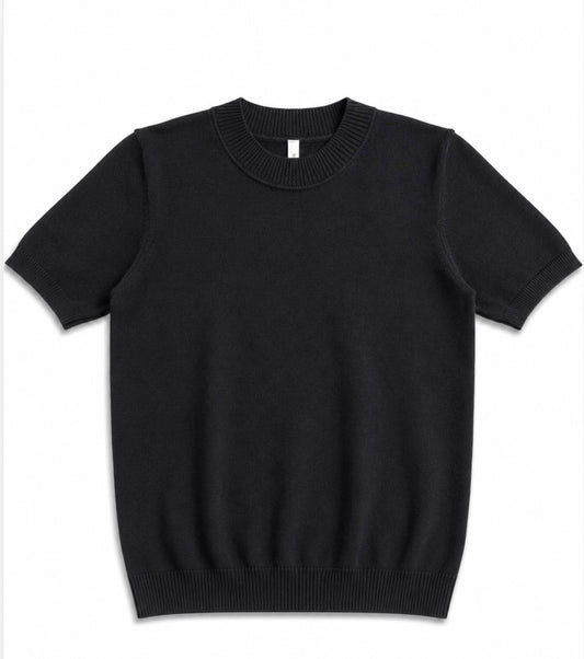 Johnny Polo Top in Black