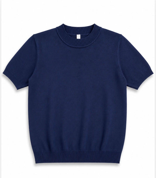 Johnny Polo Top in Blue