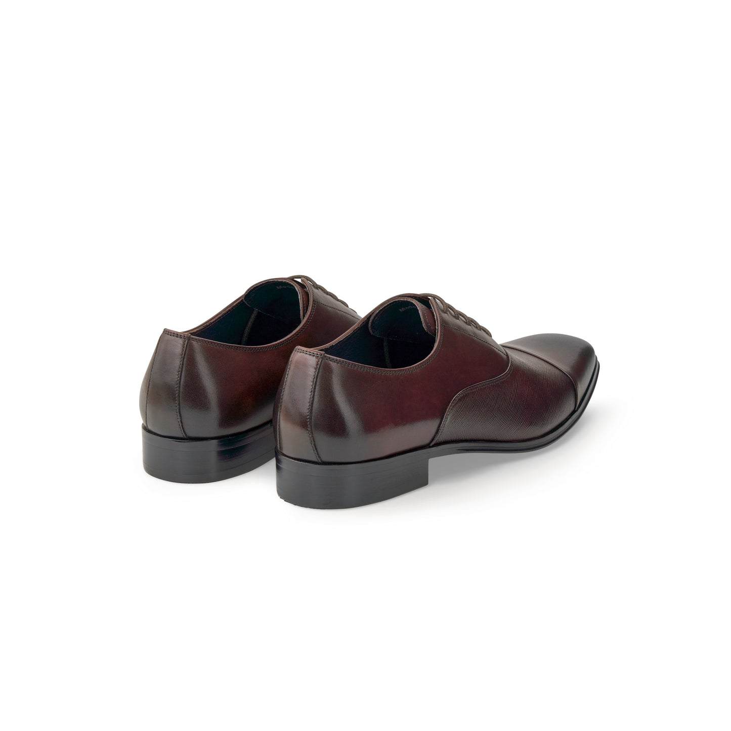 back side view of Porto shoes in Coffee