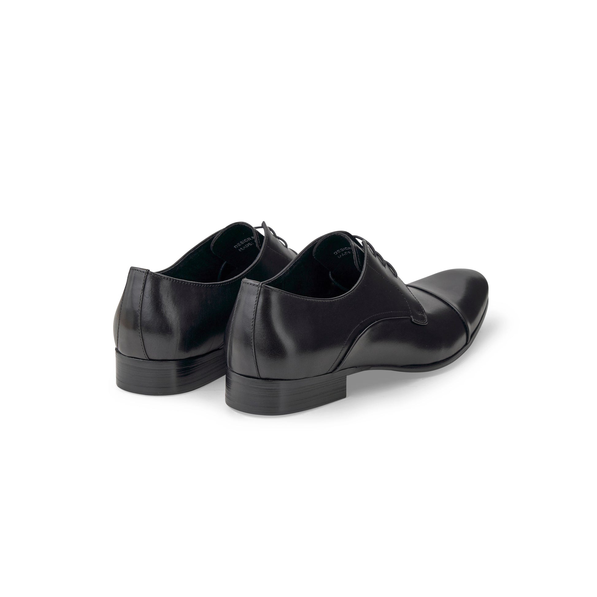 back side view of Rome shoes in Black