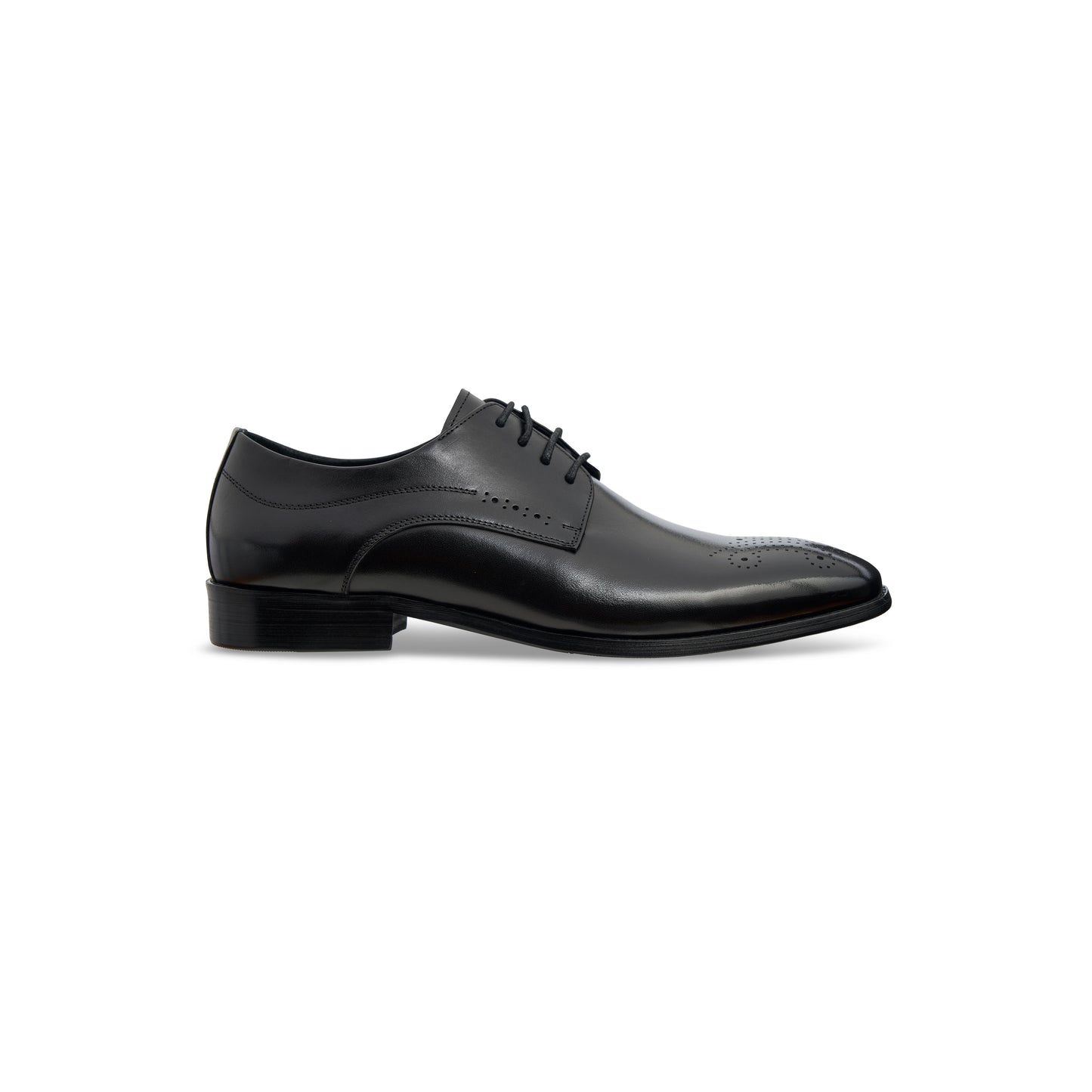 side view of Venice shoes in Black