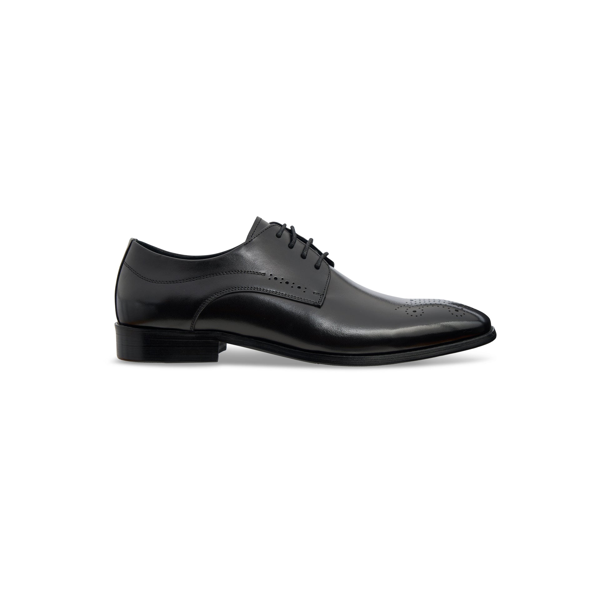 side view of Venice shoes in Black